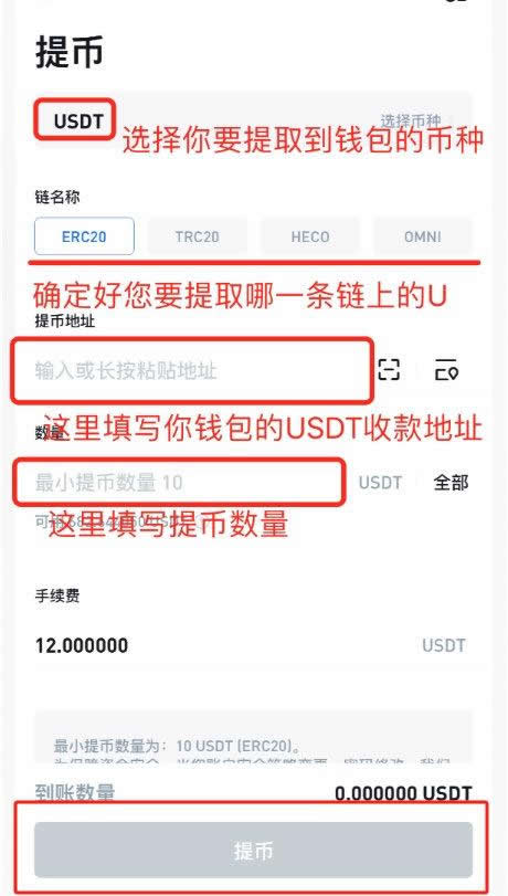 USDT 提现到个人钱包教程：Bitpie 钱包提币流程详解