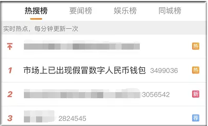 数字人民币钱包冲上热搜第一，它到底是什么？