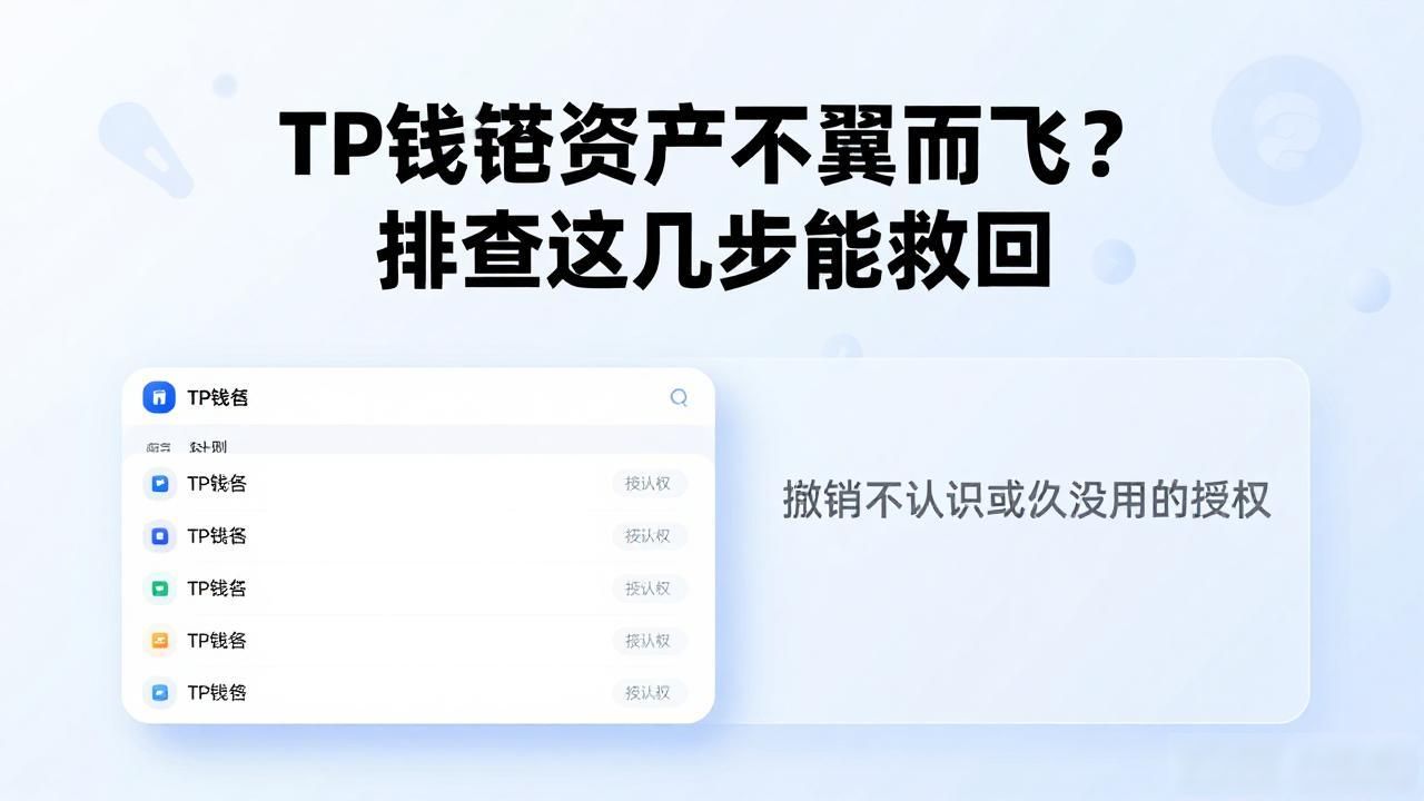 TP钱包资产不翼而飞？排查这几步能救回