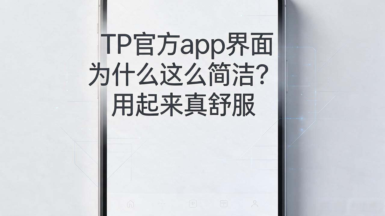 TP官方app界面为什么这么简洁？用起来真舒服