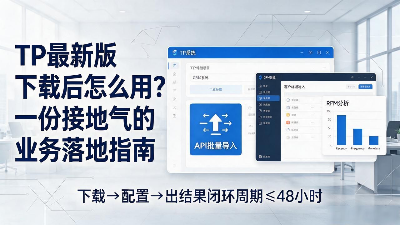 TP最新版下载后怎么用？一份接地气的业务落地指南