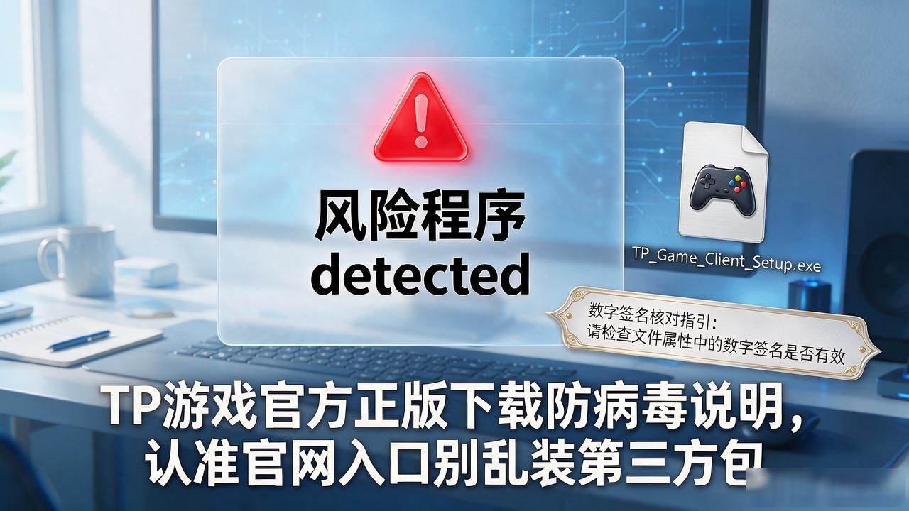 TP游戏官方正版下载防病毒说明，认准官网入口别乱装第三方包