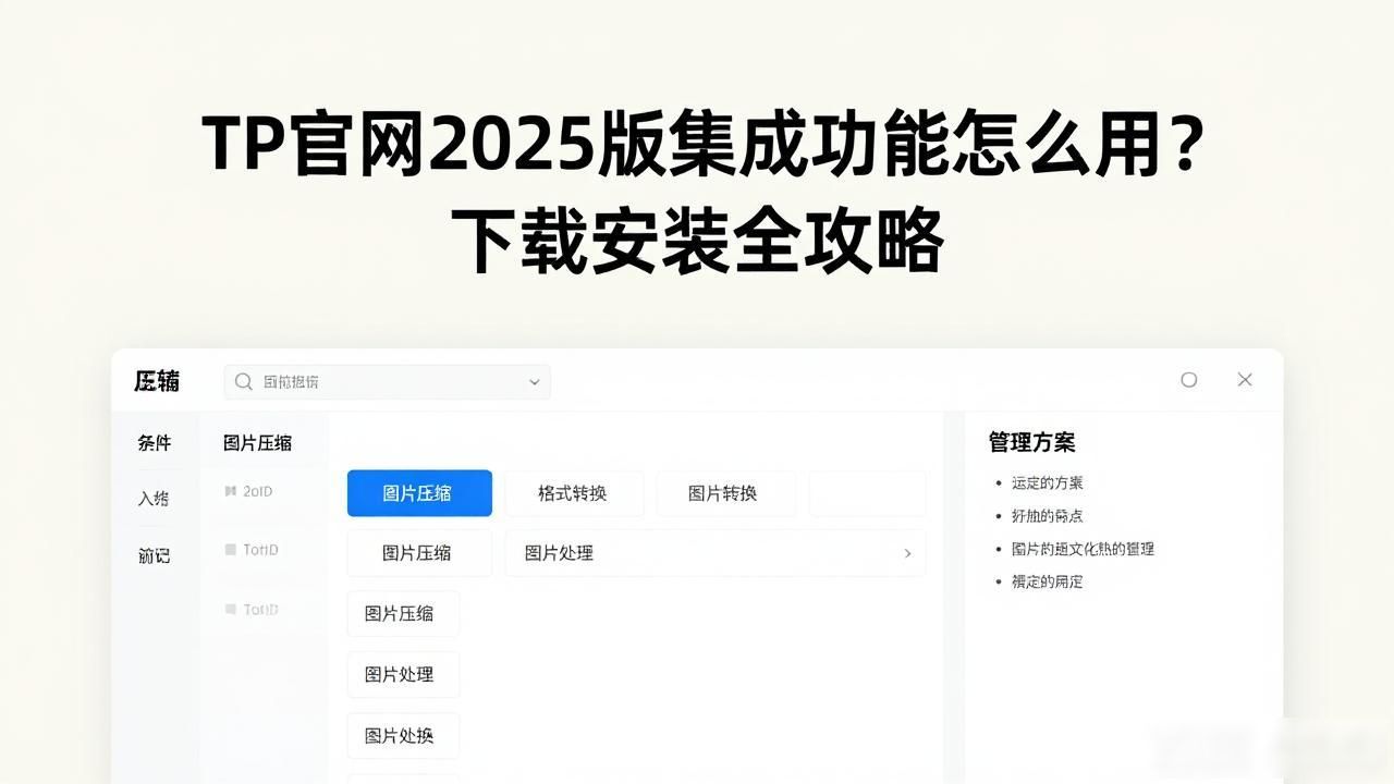 TP官网2025集成功能使用教程_自定义工作流设置_如何在TP官网2025最新版下载中使用集成功能?