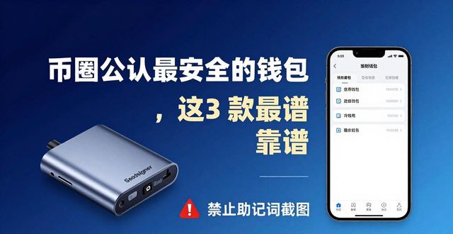 币圈公认最安全的钱包，这3款最靠谱