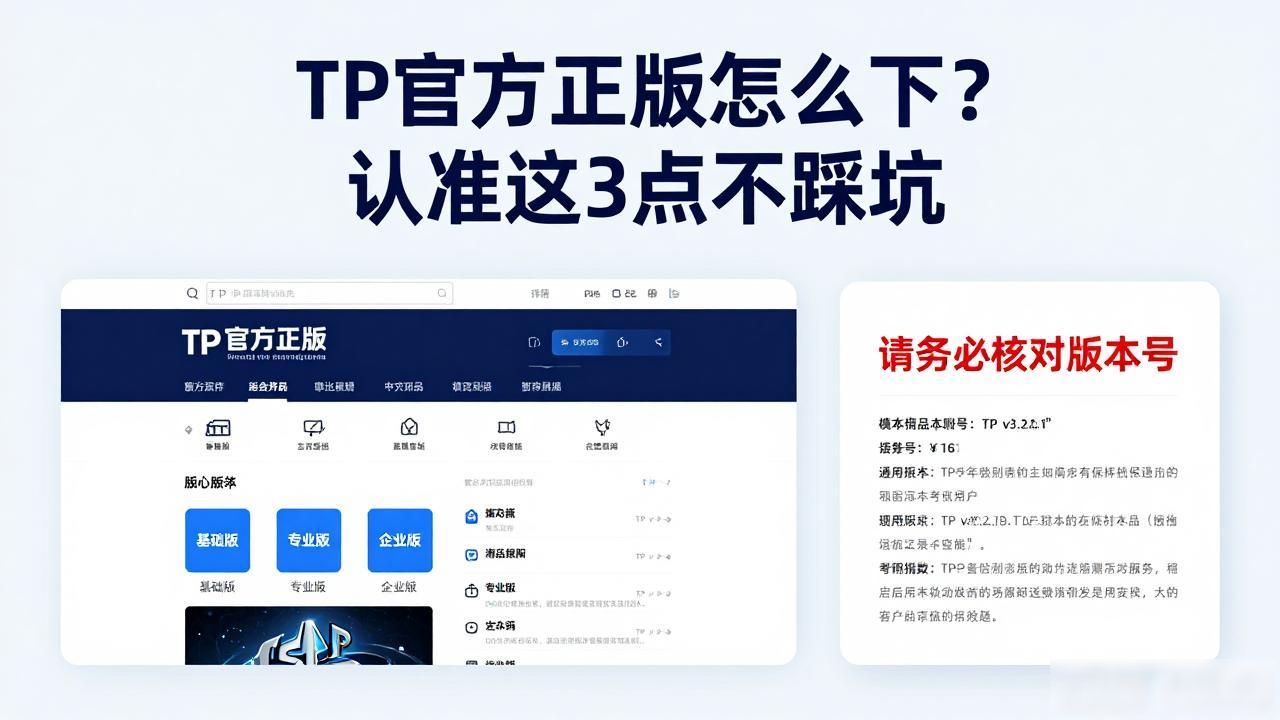 下载正版软件_怎么选对TP官方正版下载版本_官网下载软件安全