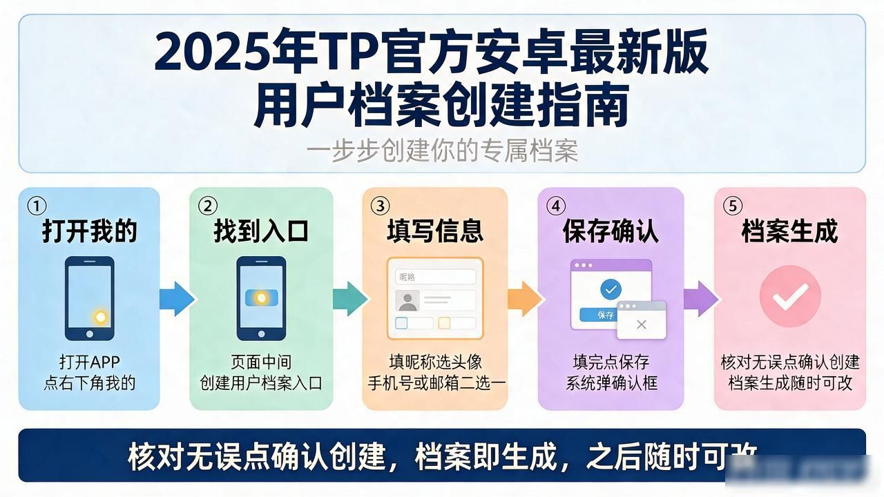 2025年TP官方安卓最新版下载后，用户档案怎么一步步创建