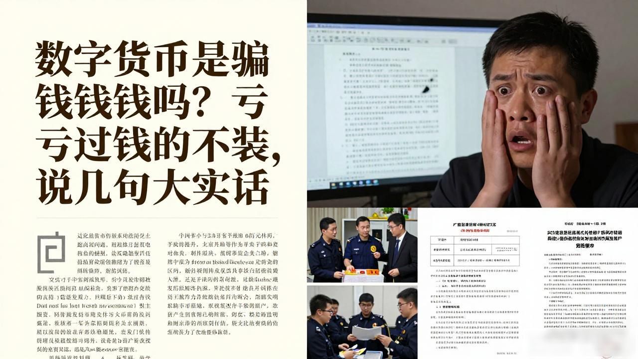数字货币是骗钱吗？亏过钱的人不装，说几句大实话