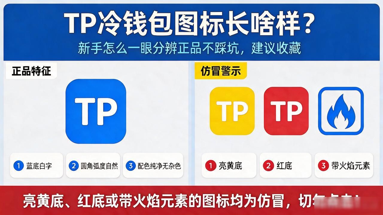 TP冷钱包图标长啥样？新手怎么一眼分辨正品不踩坑，建议收藏