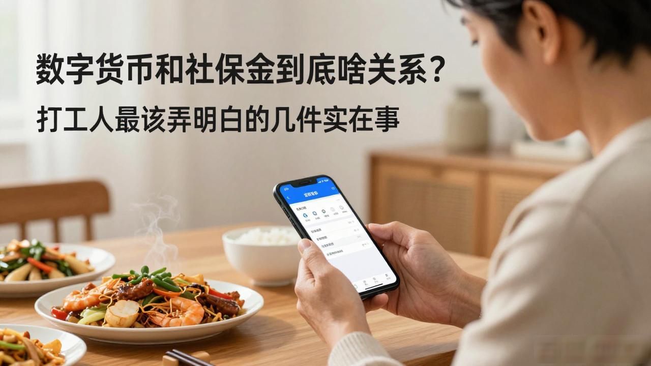 数字货币和社保金到底啥关系？打工人最该弄明白的几件实在事