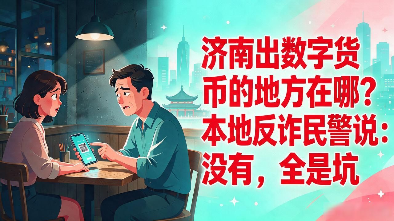 济南出数字货币的地方在哪？本地反诈民警说：没有，全是坑