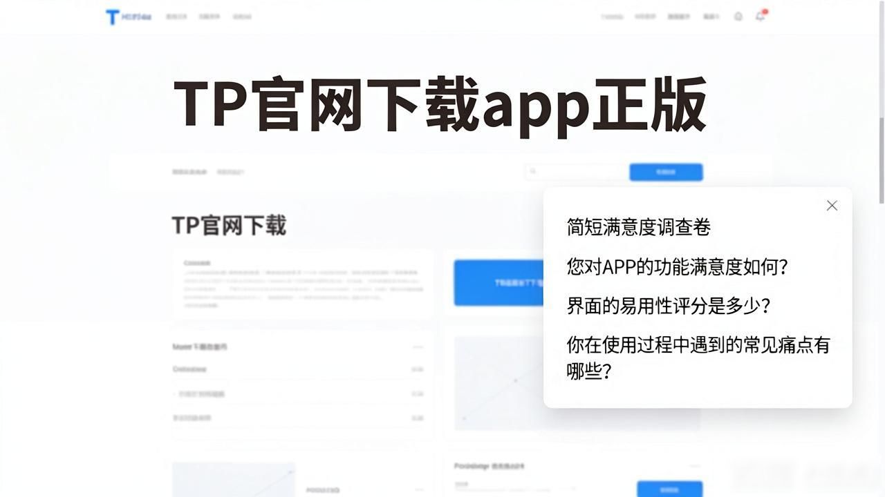 TP官网下载app正版客户调研怎么做
