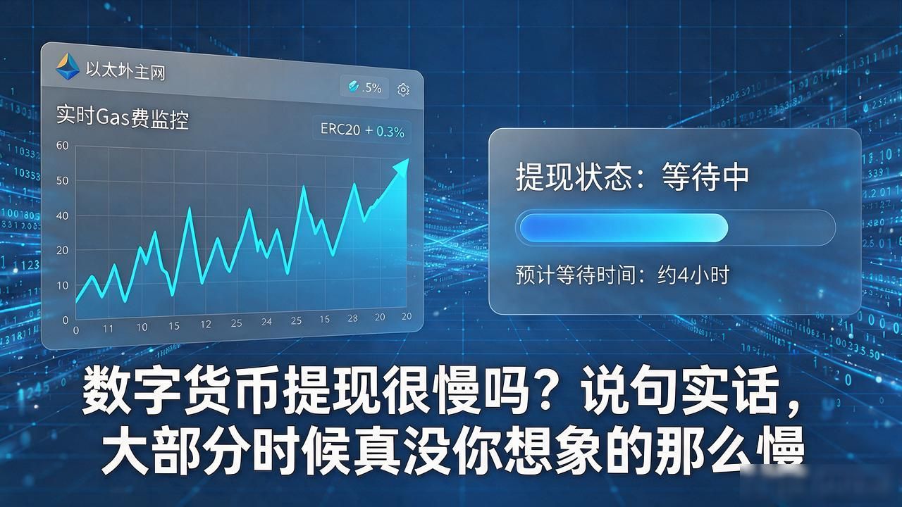 数字货币提现很慢吗？说句实话，大部分时候真没你想象的那么慢