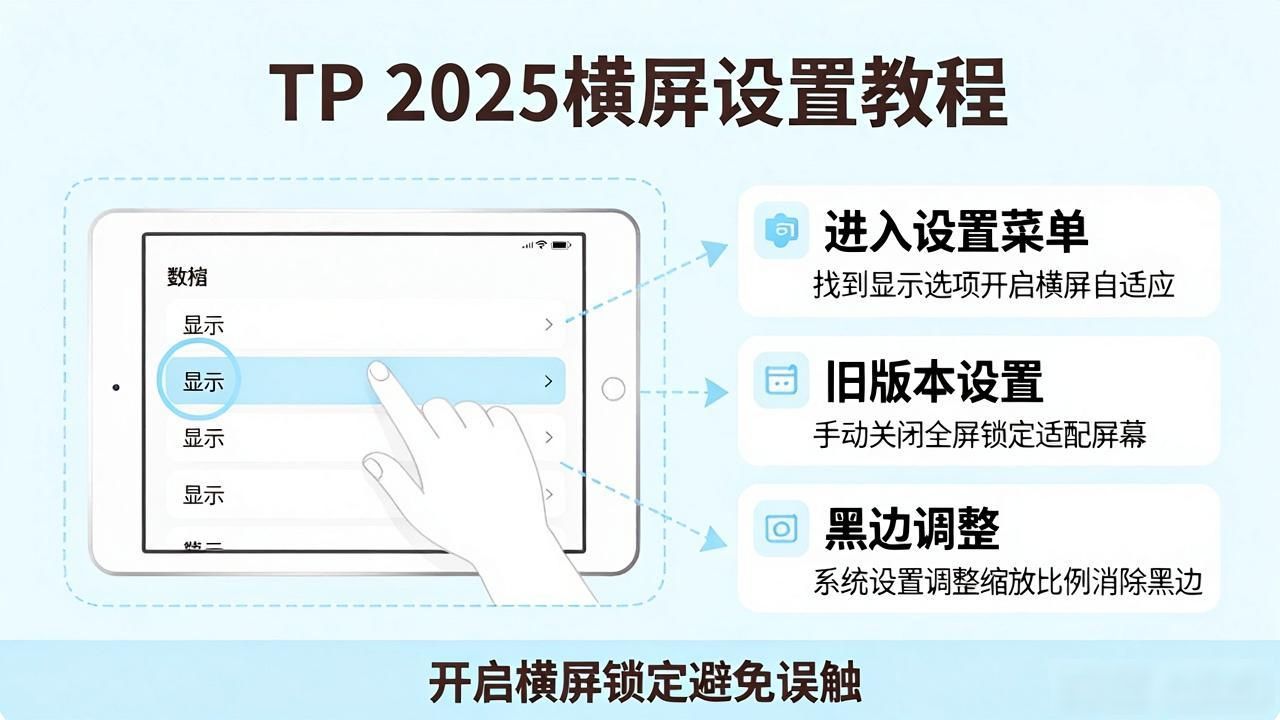TP 2025横屏怎么设？安卓平板分屏使用教程