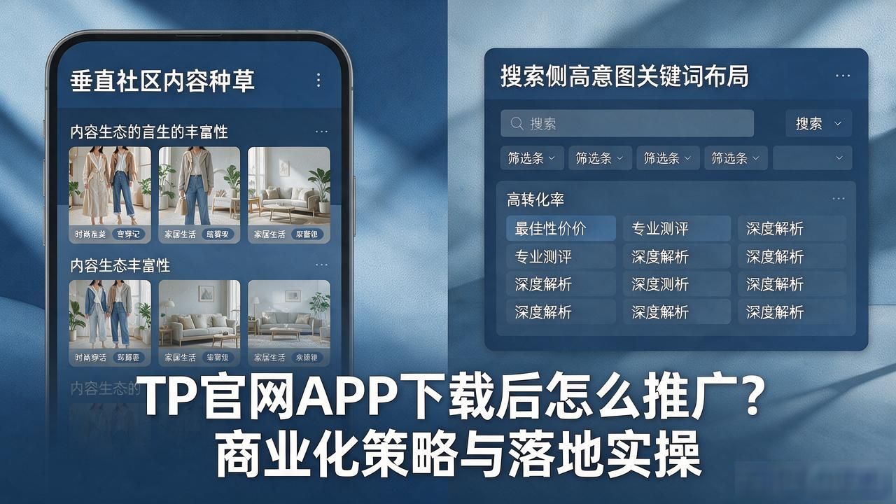 TP官网APP下载后怎么推广？商业化策略与落地实操
