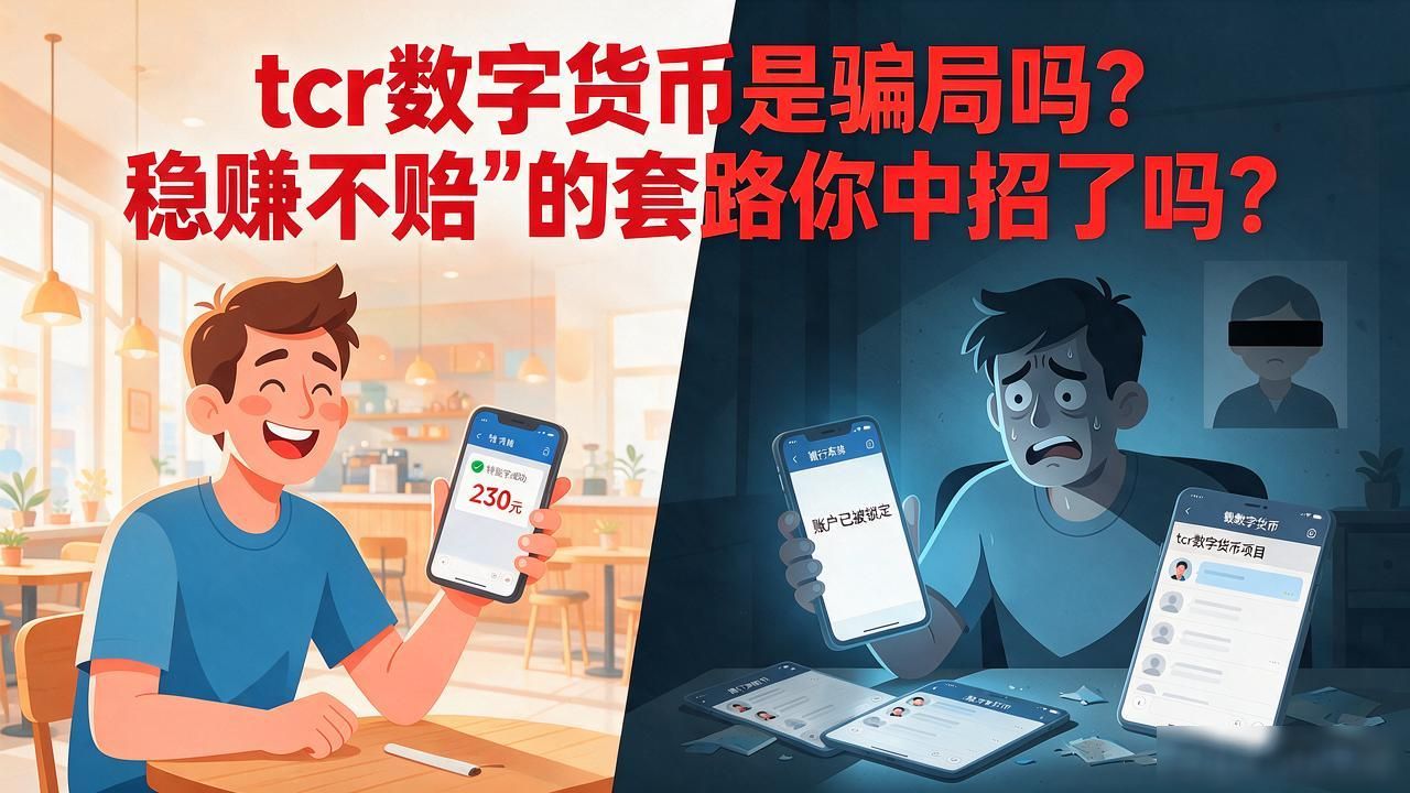 tcr数字货币是骗局吗？"稳赚不赔"的套路你中招了吗