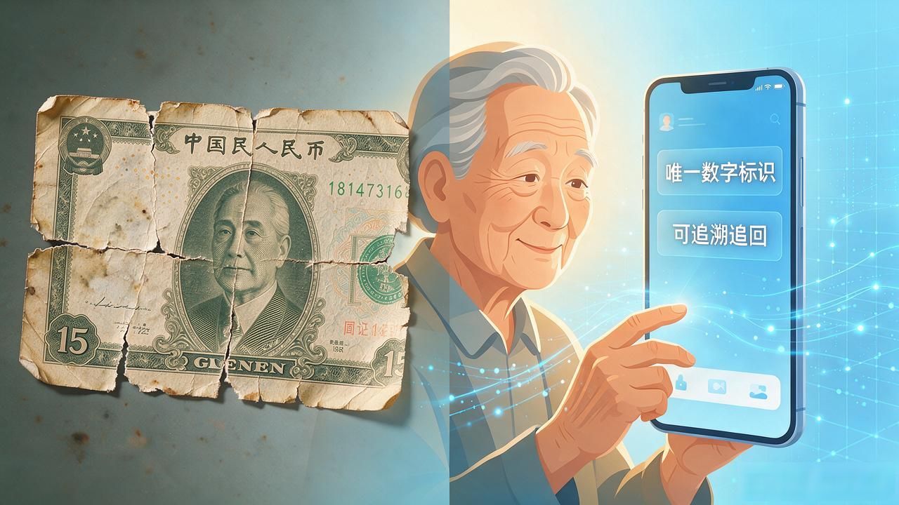 柜台纸钞数字人民币_数字人民币防伪追溯_数字货币比纸币