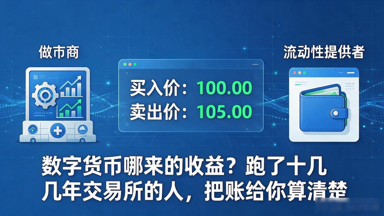 数字货币收益来源_信息差流动性溢价_数字货币哪来的收益