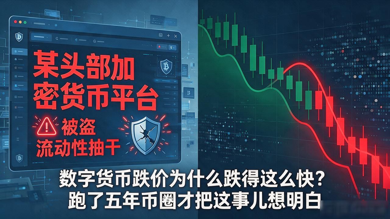 数字货币跌价为什么跌得这么快？跑了五年币圈才把这事儿想明白