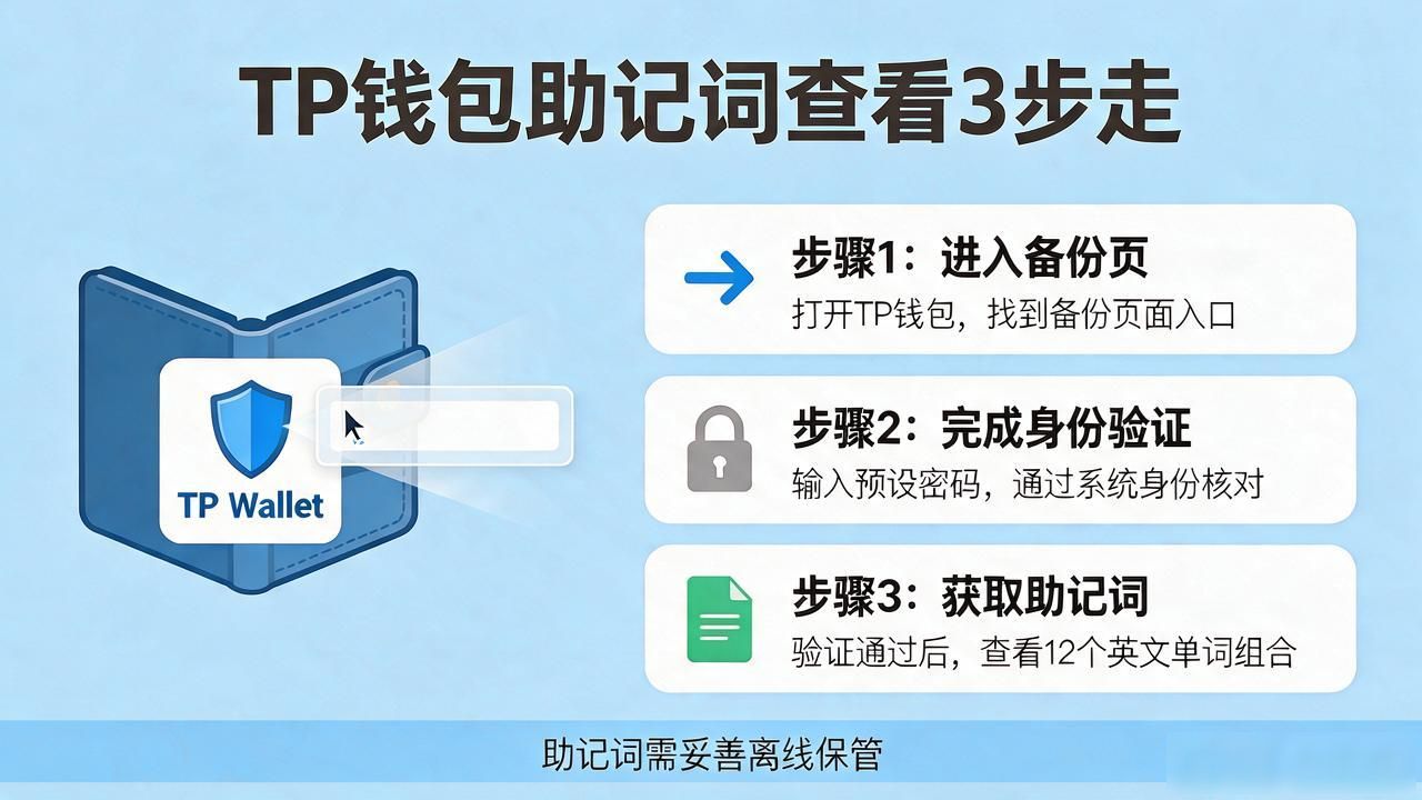 tp钱包助记词在哪里查看？3步轻松找到