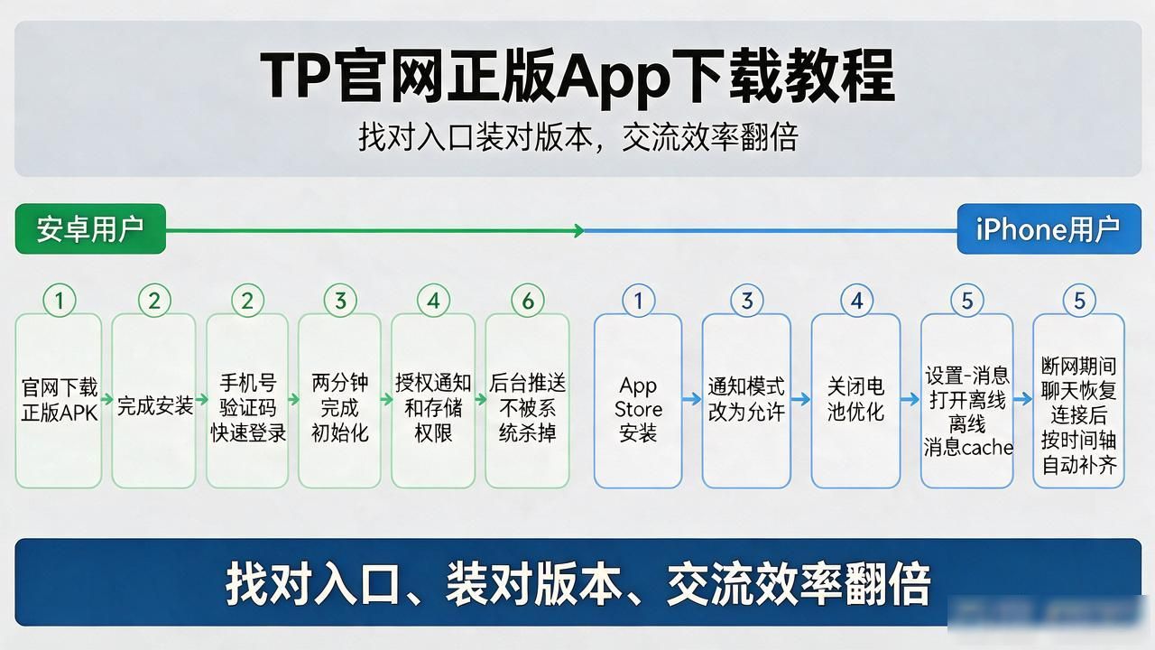 TP官网正版App下载教程：找对入口装对版本，交流效率翻倍