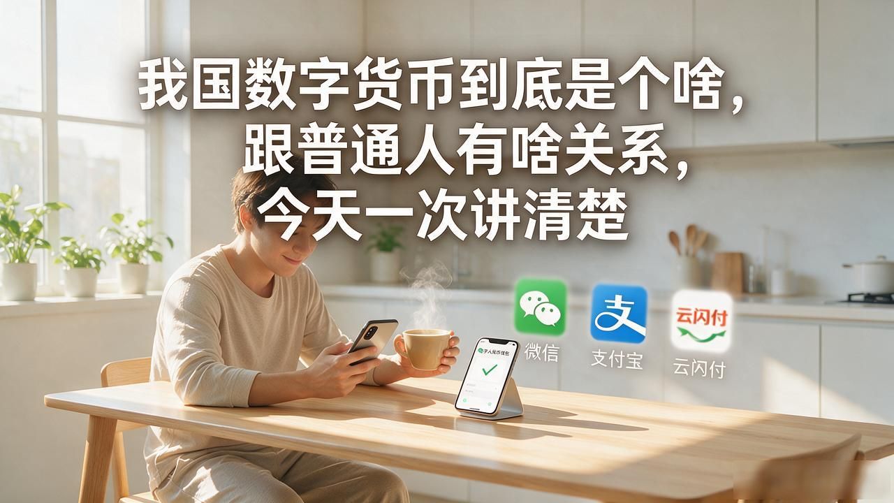 我国数字货币到底是个啥，跟普通人有啥关系，今天一次讲清楚
