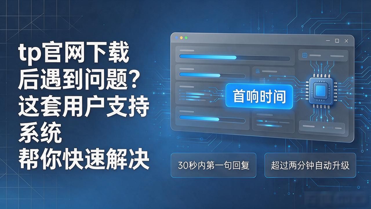 tp官网下载后遇到问题？这套用户支持系统帮你快速解决