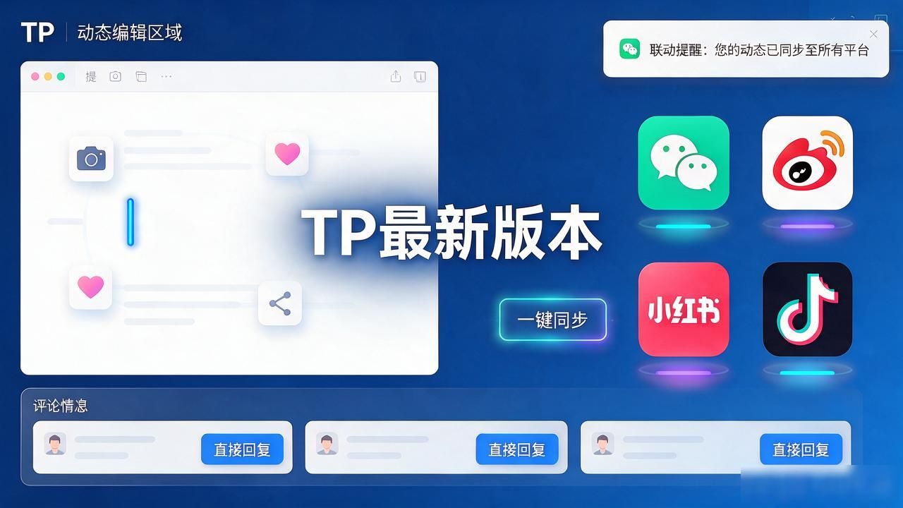 TP最新版本下载后，怎么把社交媒体接进来互动