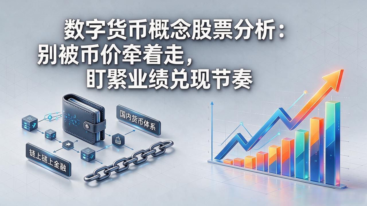 数字货币概念股票分析：别被币价牵着走，盯紧业绩兑现节奏