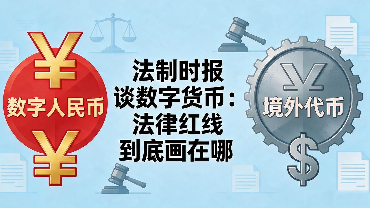 法制时报谈数字货币：法律红线到底画在哪