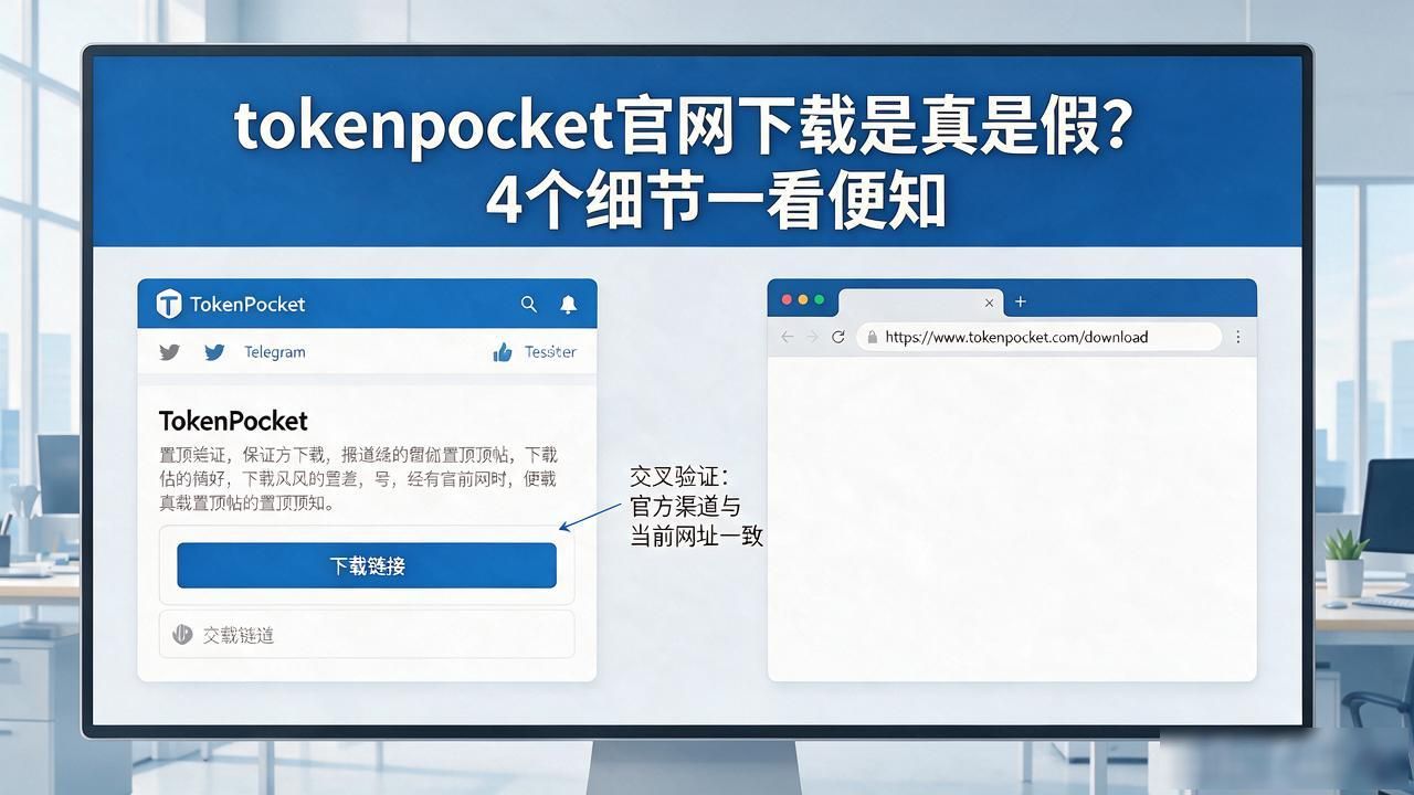 tokenpocket官网下载是真是假？4个细节一看便知