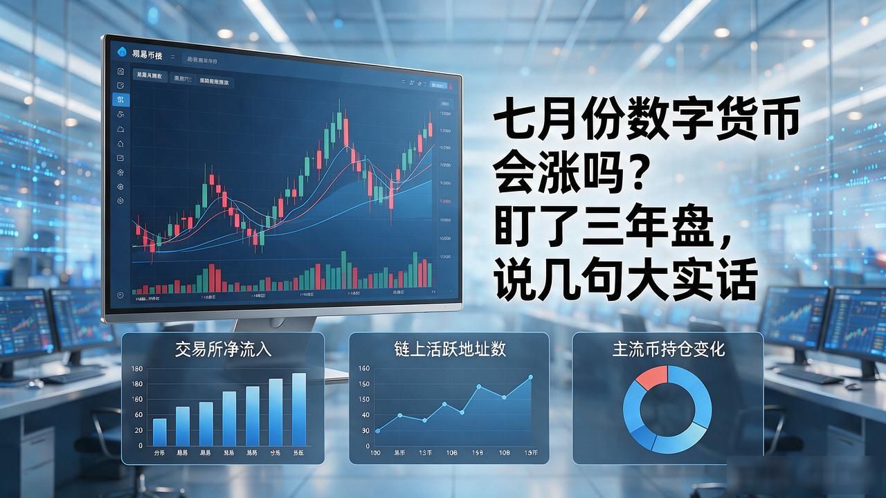 七月份数字货币会涨吗？盯了三年盘，说几句大实话