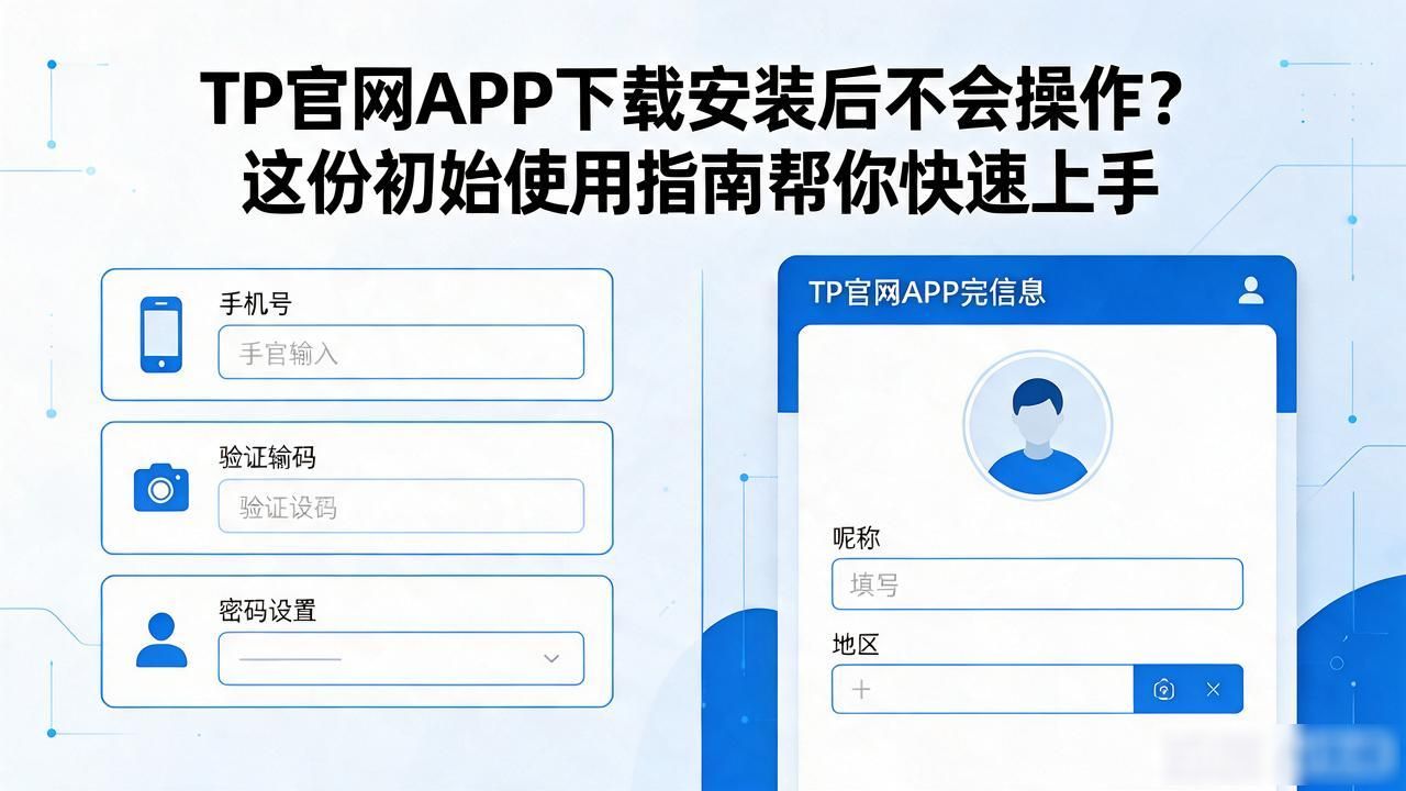 TP官网APP下载安装后不会操作？这份初始使用指南帮你快速上手