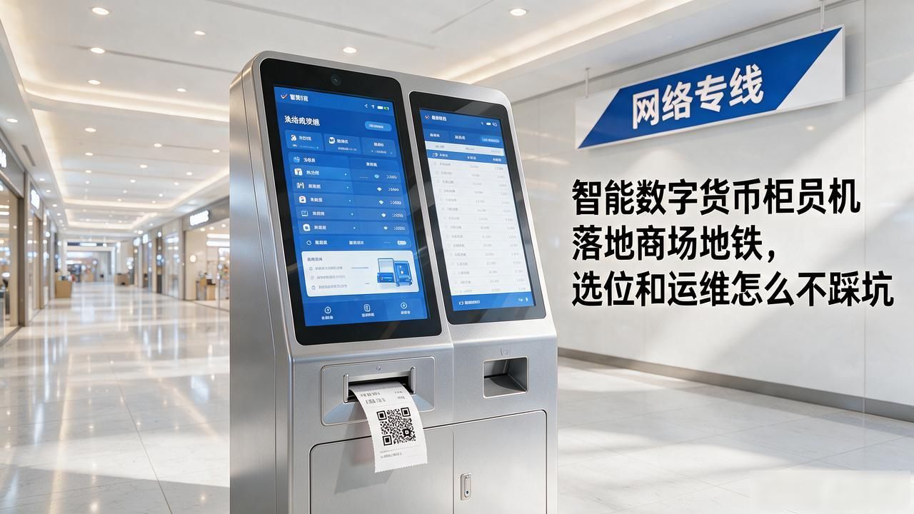 智能数字货币柜员机落地商场地铁，选位和运维怎么不踩坑