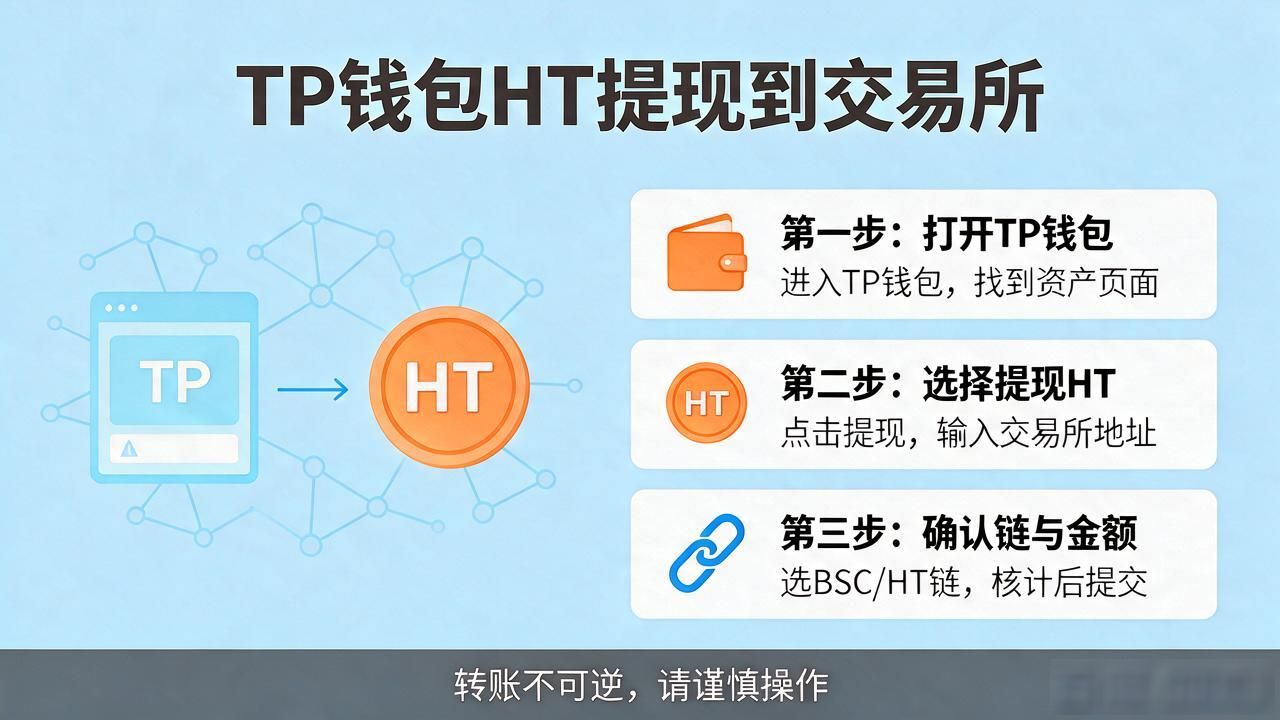 TP钱包怎么把HT提现到交易所？三步搞定，新手也能轻松操作