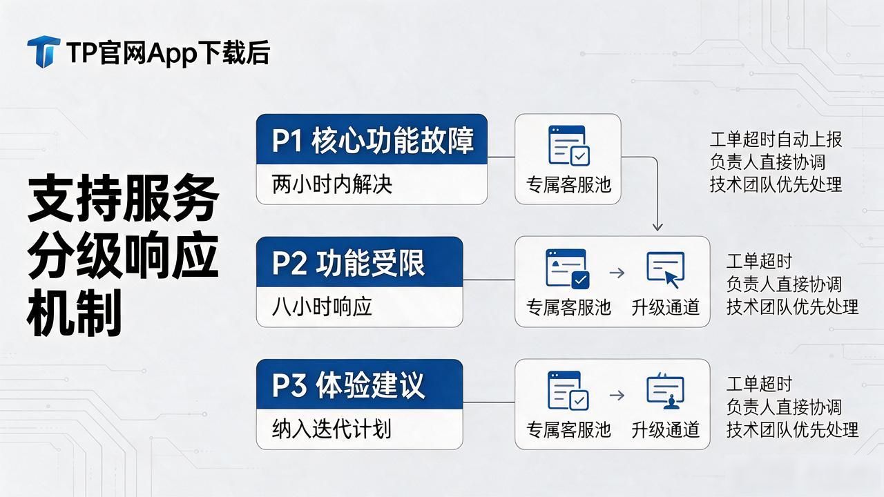 TP官网下载app正版后，支持服务和管理策略怎么落地