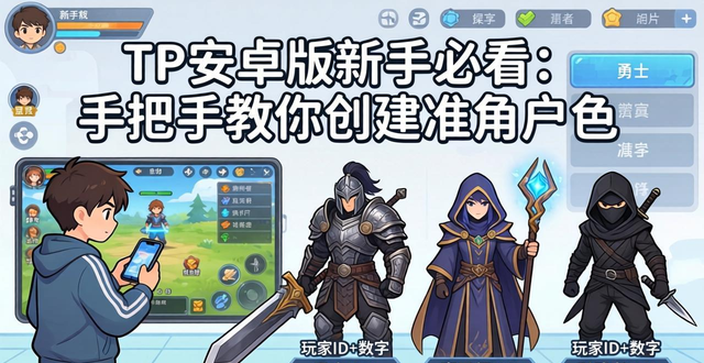 TP安卓版新手必看：手把手教你创建游戏角色