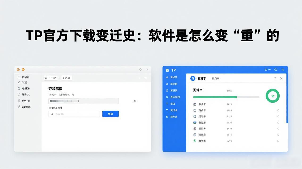 TP官方下载变迁史：软件是怎么变“重”的