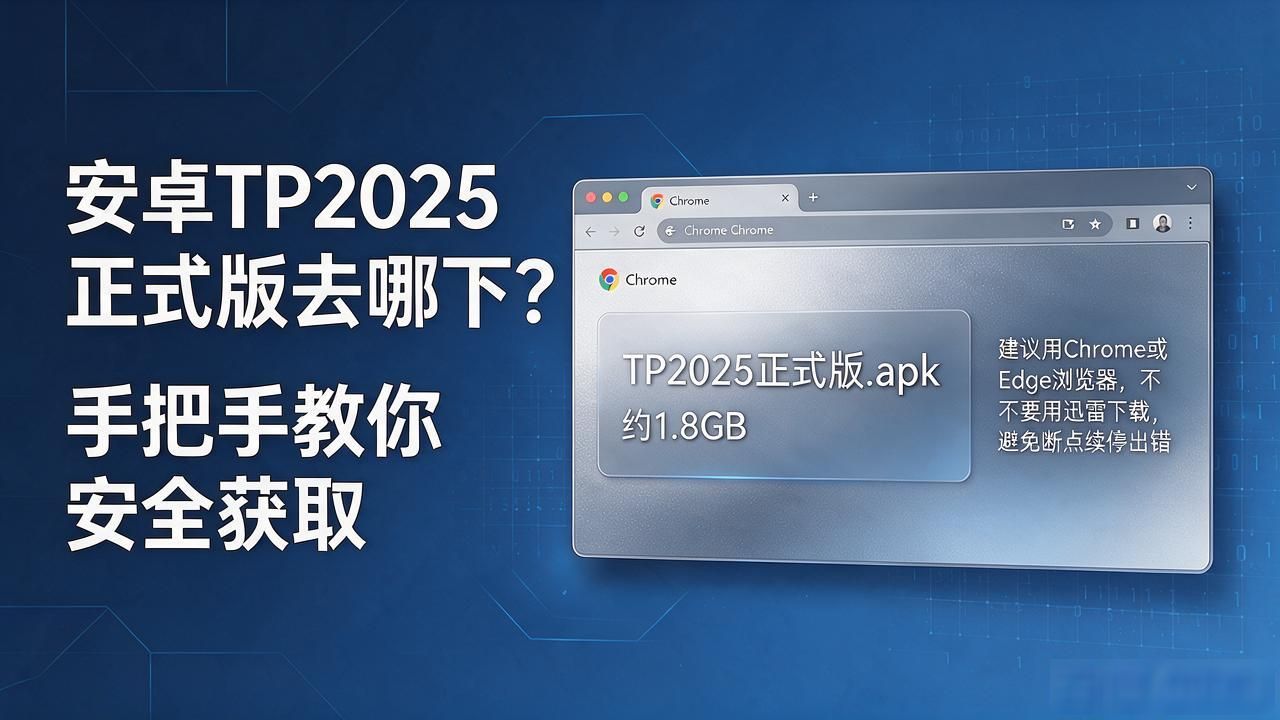 安卓TP2025正式版去哪下？手把手教你安全获取