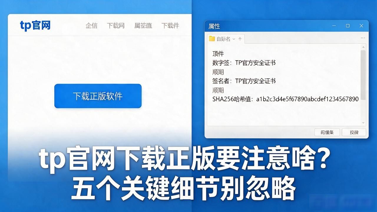 tp官网下载正版要注意啥？五个关键细节别忽略